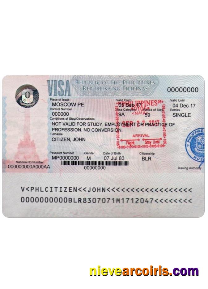 PHILIPPINES visa